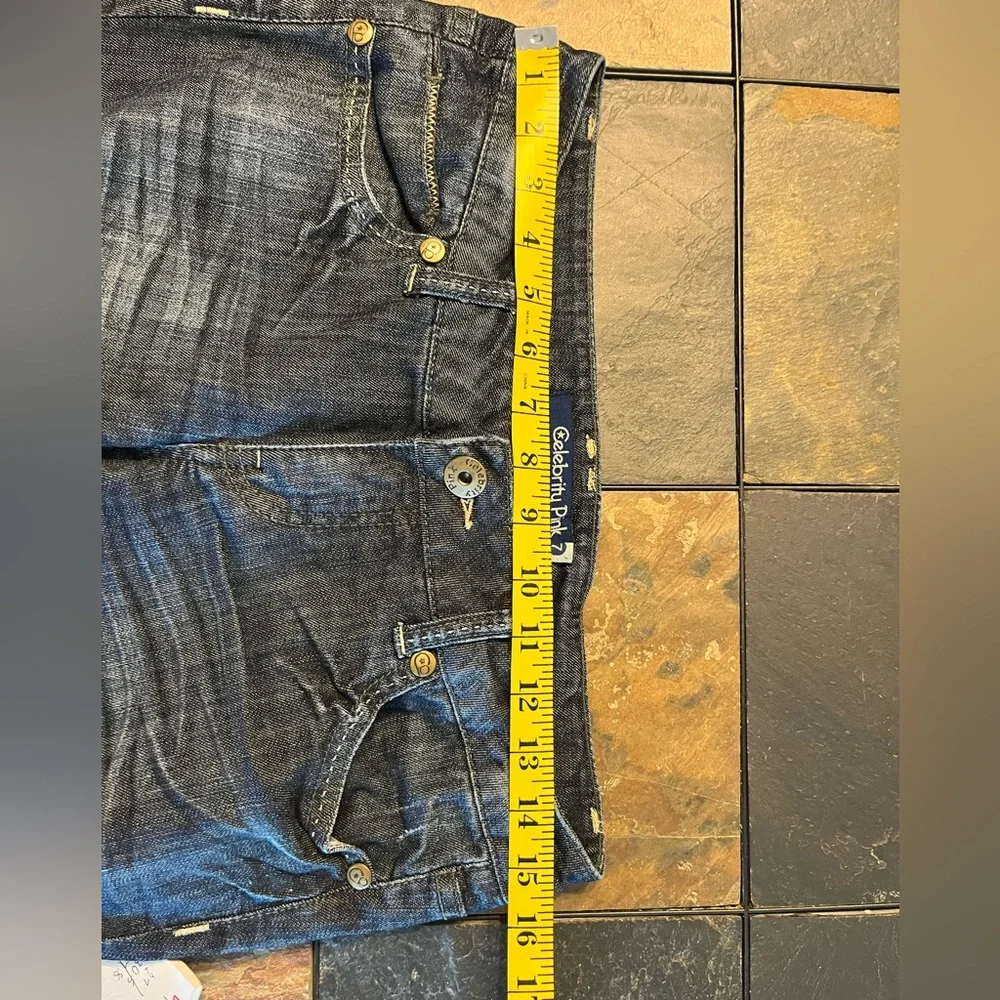 Celebrity Pink Blue Skinny Jeans Distressed - Picture 4 of 4